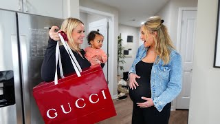 SURPRISING MY PREGNANT SISTER WITH A MOMMY BAG!