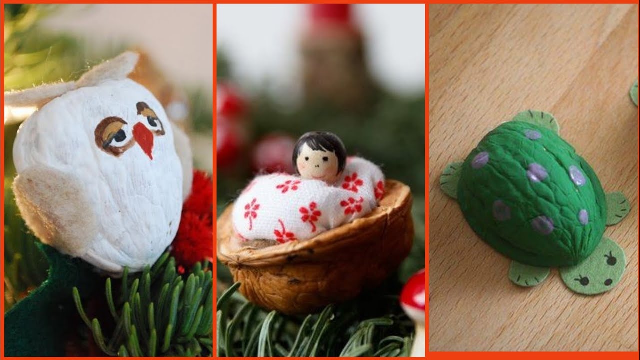 Most beautiful walnut craft ideas - YouTube