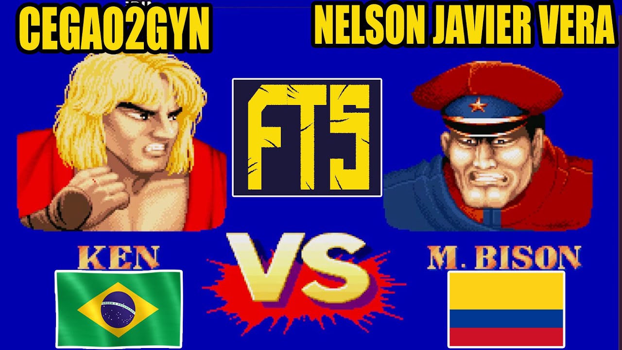 CEGAO2GYN VS Nelson Javier Vera FT5 Game play online no Fightcade 2 