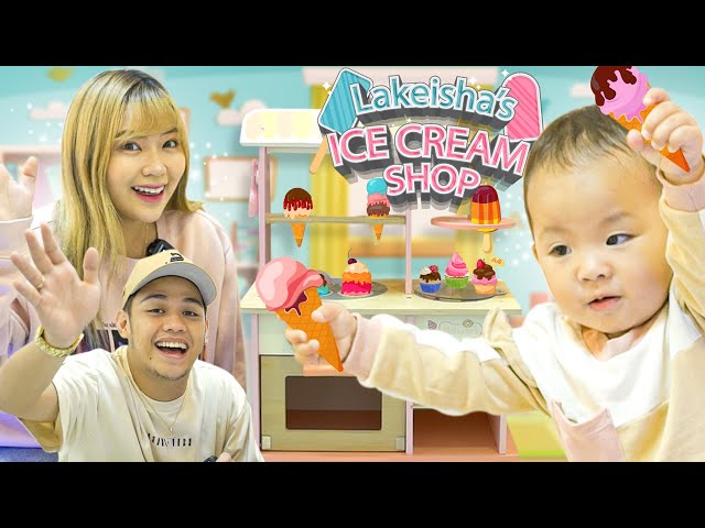 Baby Lakeisha's Ice Cream Store | Toy Unboxing class=
