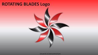 6.Design ROTATING BLADES logo|PowerPoint Presentation|Graphic Design|Free Template