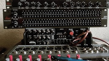 UNBOXING dbx 231 ll 2-Series Graphic Equalizer