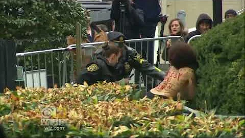 Topless Protester Charges At Bill Cosby As Retrial Begins