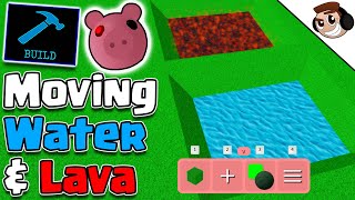 How to Build: ANIMATED Water \& Lava (Piggy Build Mode)🌊🌋