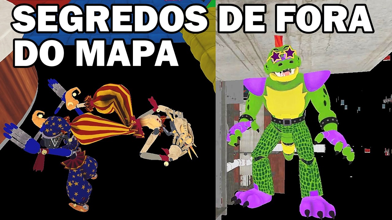 Segredos escondidos fora do mapa em Five Night at Freddy's Security Breach - Parte 1