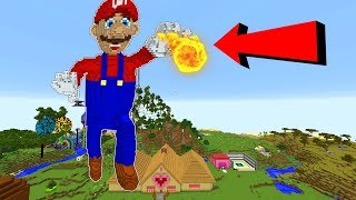 MEGA MARIO TAKES OVER MINECRAFT!!!