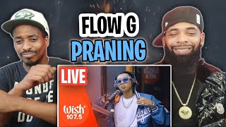 AMERICAN RAPPER REACTS TO -Flow G performs “Praning” LIVE on Wish 107.5 Bus