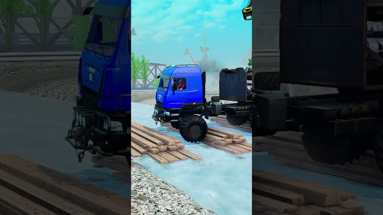 Truck Crossing Speed Bumps #98 