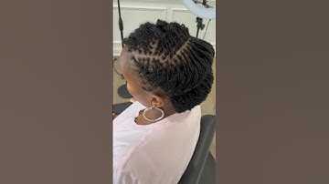 Formal loc style #locstyles #locs #locjourney #shortsviral #braidlocs #interlocs #interlocks #viral