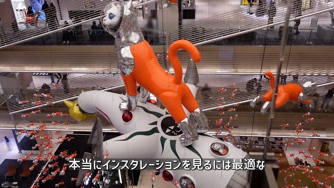街のアート】GINZA SIXでヤノベケンジさんのインスタレーション「BIG