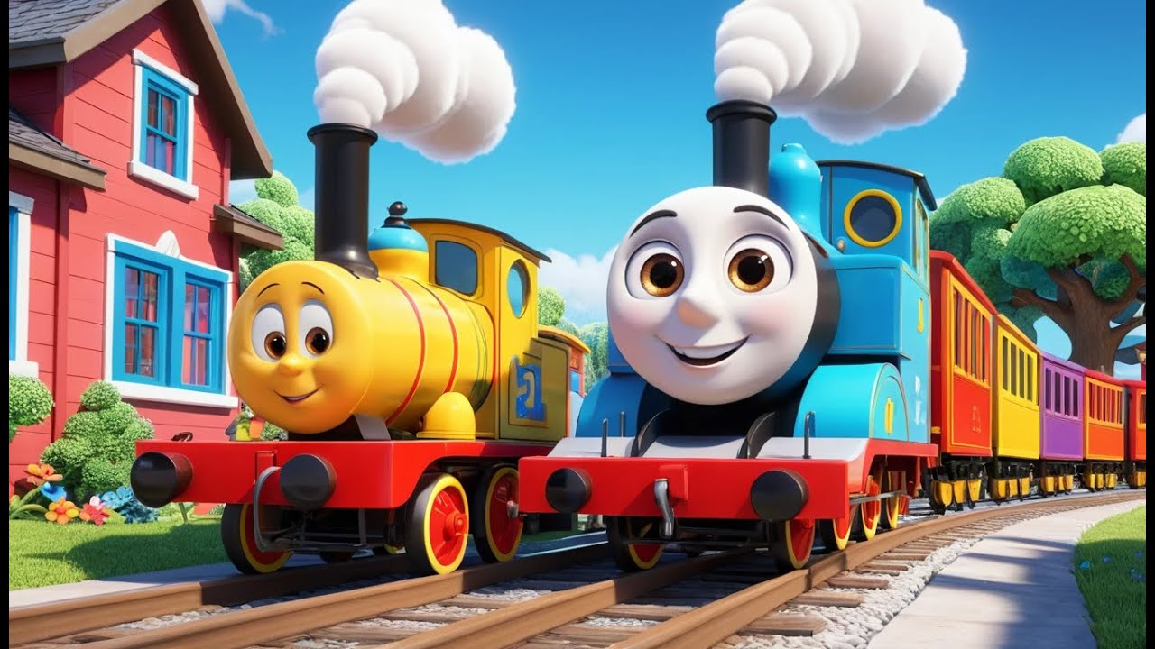 Choo Choo! The Train on the Track | Train Song for Toddlers | Fun ...
