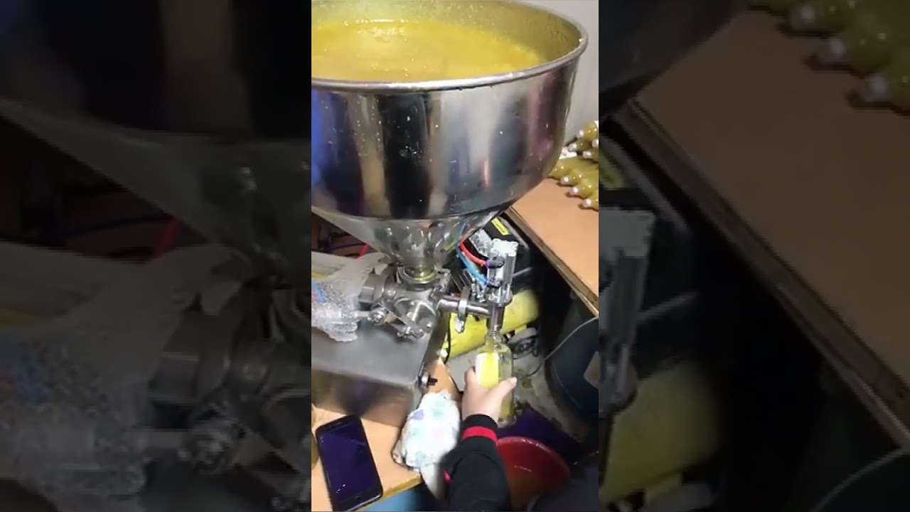 Semi-Automatic Yogurt Filling Machine