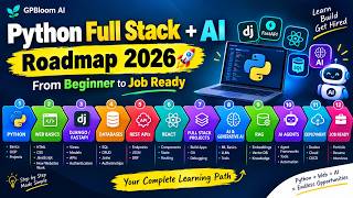 Details Python Full Stack With AI Roadmap 2026 🐍🤖 | From Beginner to Job Ready Update