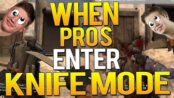 CS:GO - WHEN PROS ENTER KNIFE MODE!(1v5 ACE KNIFE,SNEAKY KILLS)