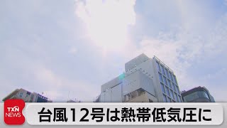 台風12号は熱帯低気圧に　東京は真夏日過去最多に（2023年9月3日）