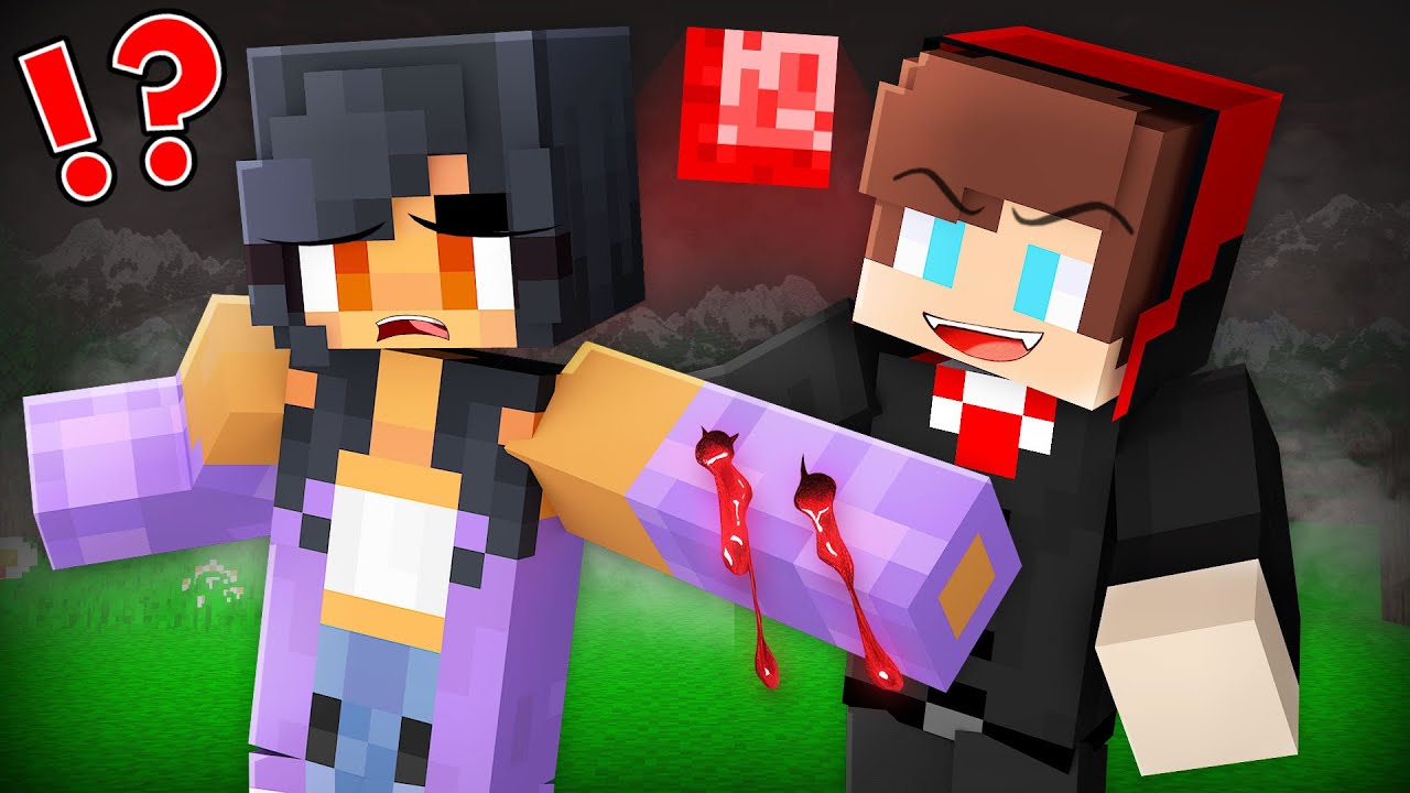 JJ Became a VAMPIRE and Bite APHMAU with Mikey - Maizen Minecraft Animation
