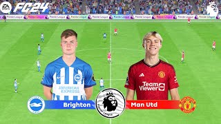 FC 24 | Brighton vs Manchester United - Premier League 23/24 - PS5™ Full Gameplay