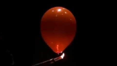 Hydrogen Balloon Explosion in Slow Motion