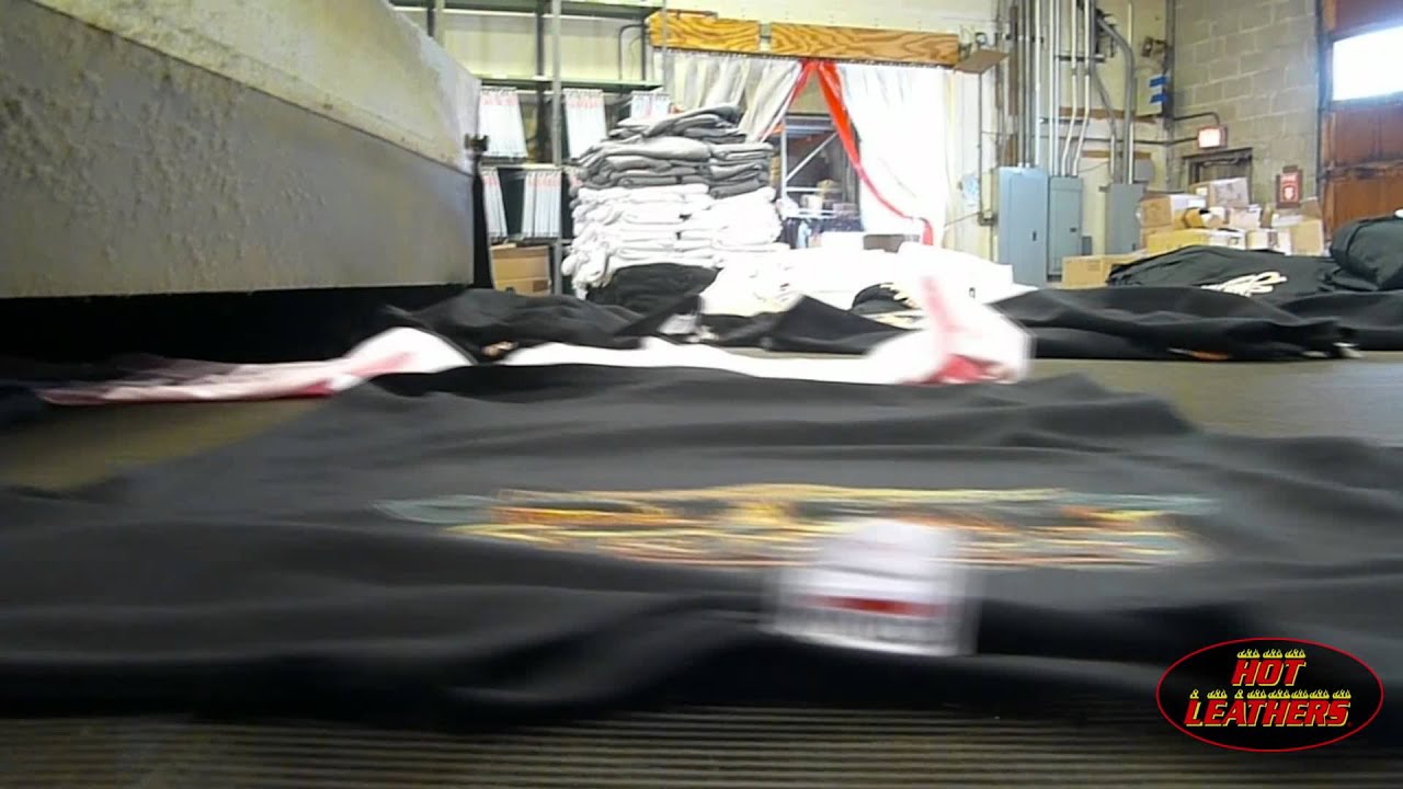 Hot Leathers Print Shop In Action! - YouTube