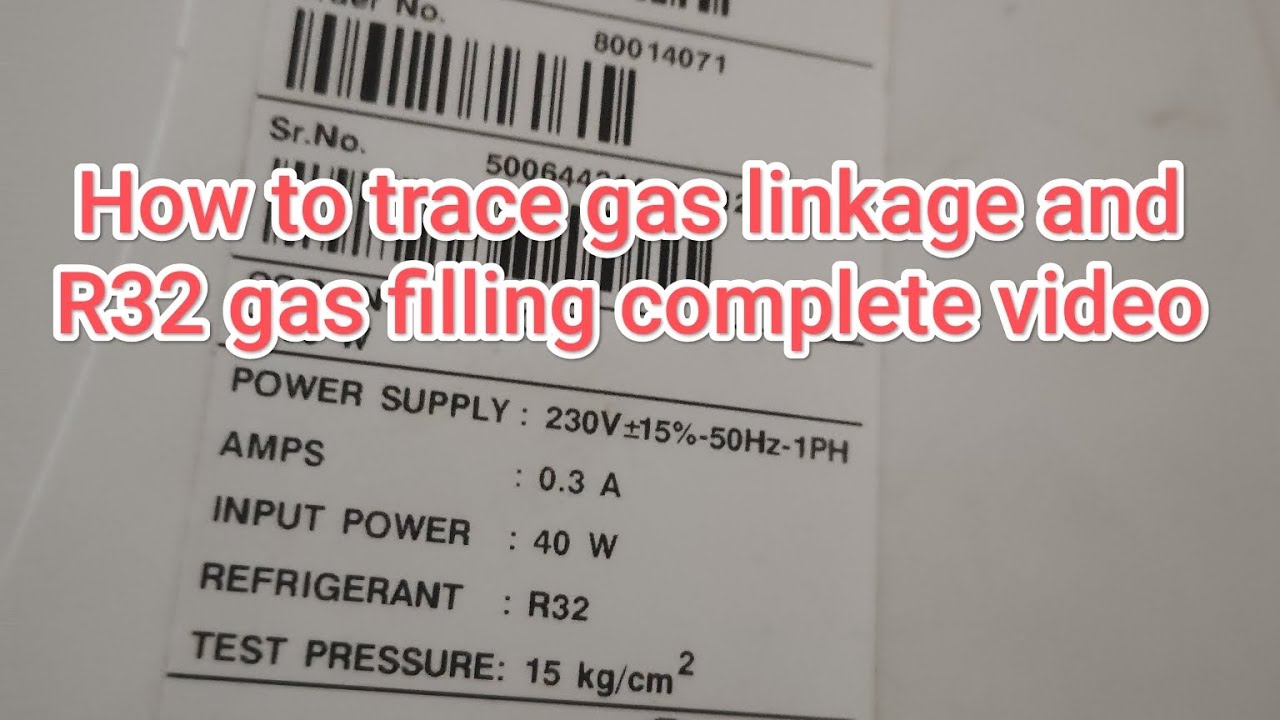 airconditioner gas linkage and gas filling properly YouTube