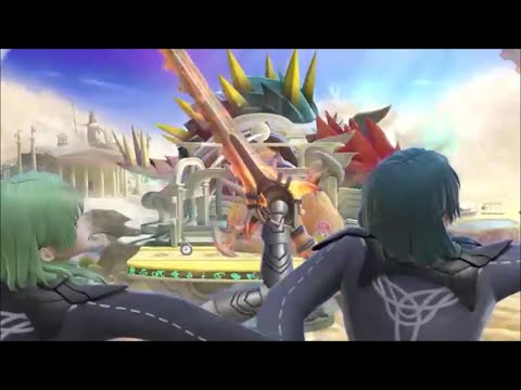 スマブラSP　背中向き手前やられ　ジャイアントサイズ　通常視点　ベレス