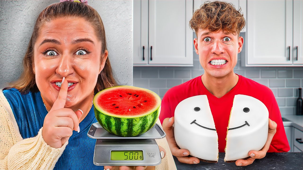 Wer kann besser halbieren? (Sandra VS Luca) #3