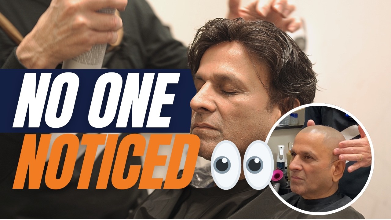 Преображение с помощью системы наращивания волос | M100 выглядит поразительно естественно 😳