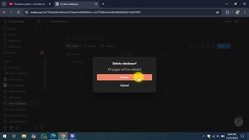 How To Remove Database In Notion