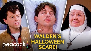 Two and a Half Men | Walden Spends Halloween In The Hospital