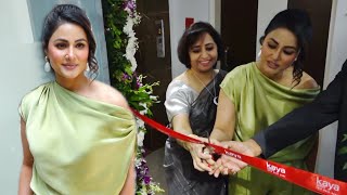 Hina Khan Arrive For Unveils Of Kaya Clinics Newest Haven Of Beauty And Wellness In Matunga