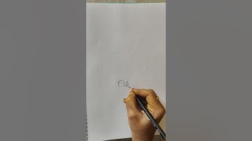 October #How to write ✍️ October in cursive Handwriting writing #Month names