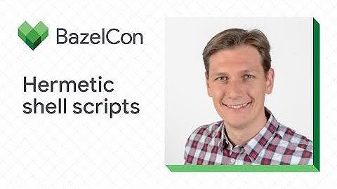 Hermetic shell scripts in Bazel