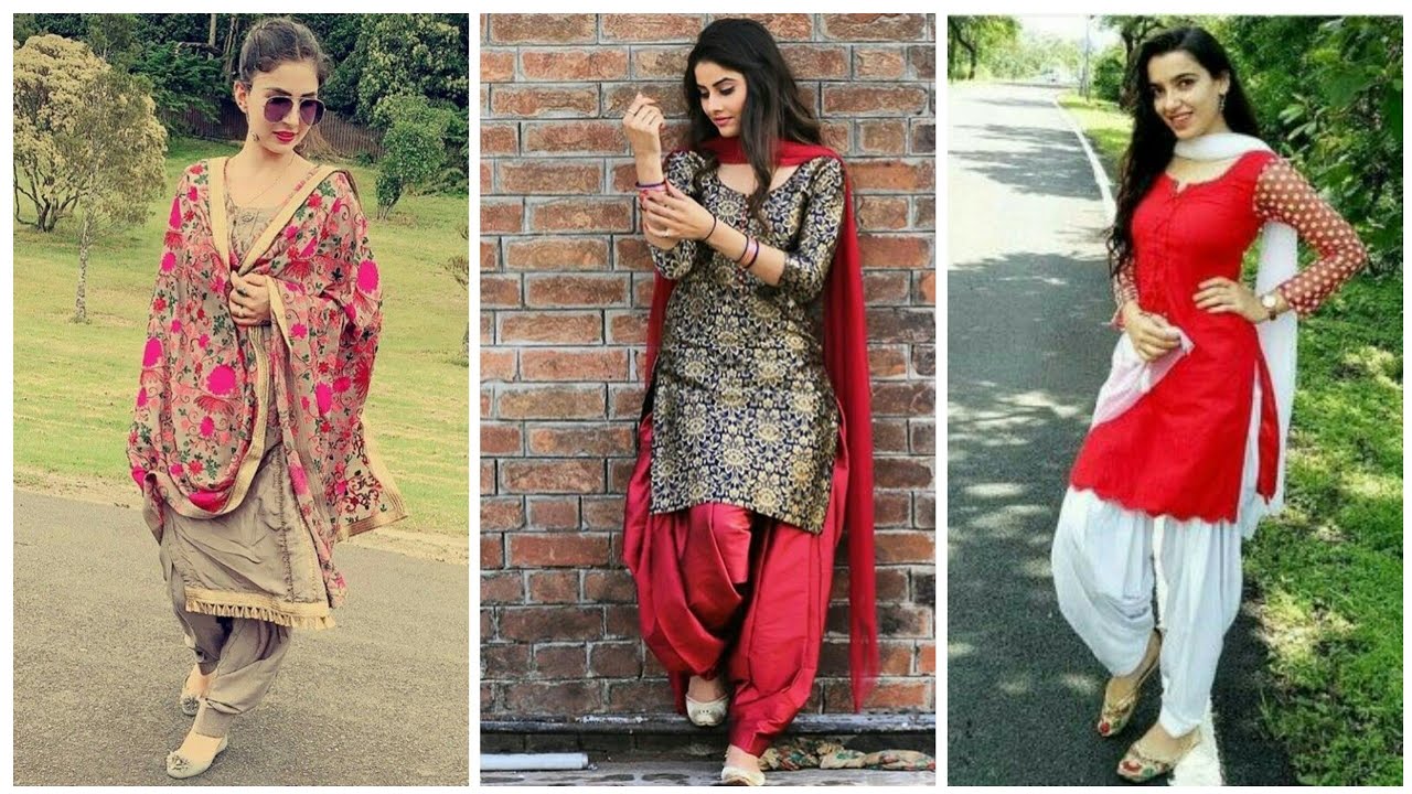 simple punjabi salwar suit