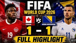 CANADA VS BOSNIA HERZEGOVINA
