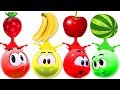 Learn Colors With fruits | WonderBalls Colors For Children By Cartoon Candy