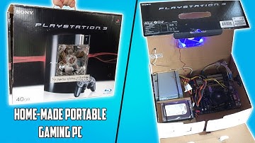 A Portable Budget Gaming PC Built Inside a PS3 Box