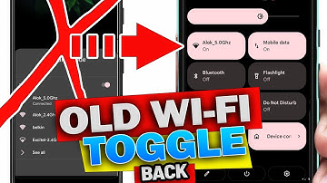 How to ENABLE WiFi and MOBILE data Toggles in Android 12