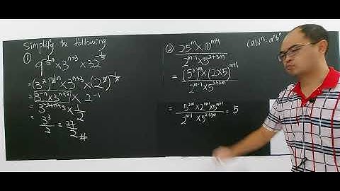 SUBTOPIC 1.3: INDICES, SURDS AND LOGARITHMS (PART 6/24)
