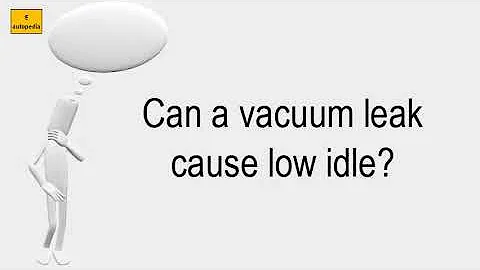 Can A Vacuum Leak Cause Low Idle?