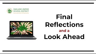 Final Reflections and a Look Ahead
