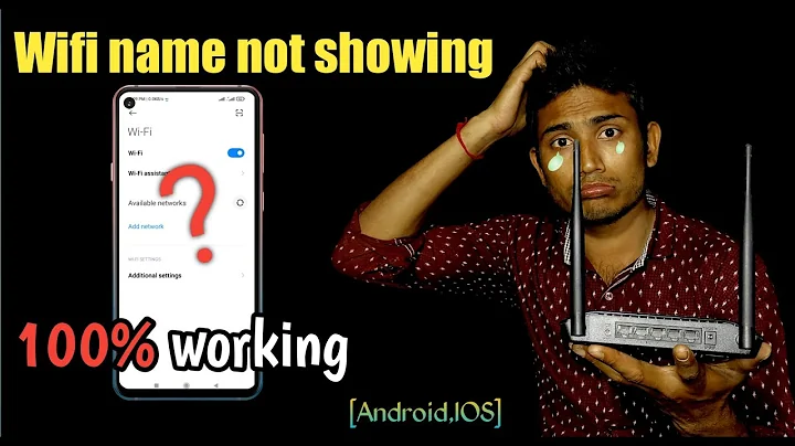 Wifi Network Not Showing Up Android & IOS | Phone Not Detecting WiFi Network on Android & IOS |