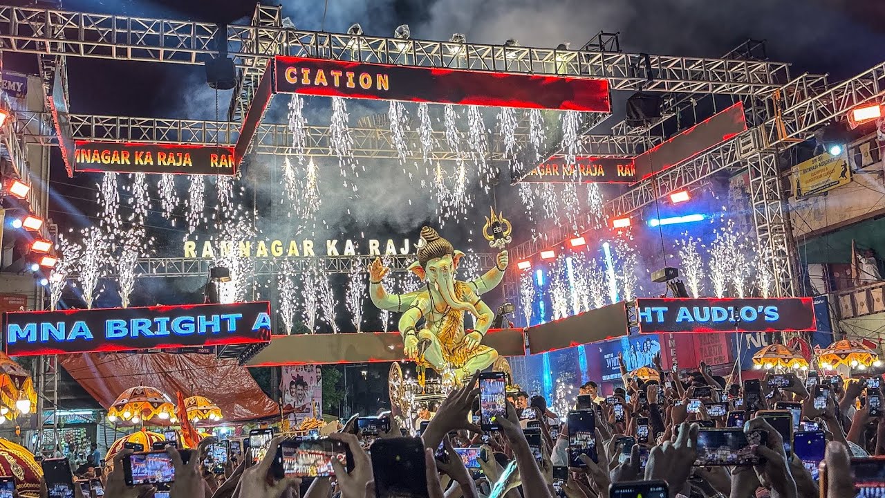 Ramnagar Ka Raja Ganesh Grand Aagman 2025 | Ramnagar Ganesh Aagman For Ganesh Chaturthi 