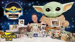 Baby Yoda, the Child, Mandalorian Collection 2, Baby Yoda Toys Unboxing Adventure Fun Toy review!