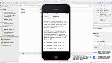 Xcode Plist Detailview