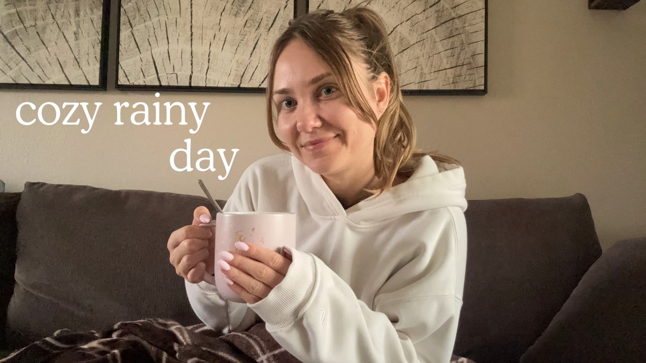 cozy rainy day alone in San Diego ☕ slow living vlog
