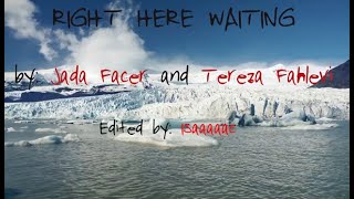 Richard Marx - Right Here Waiting | (Acoustic Cover) - Jada Facer & Tereza Fahlevi | (Lyric Video)
