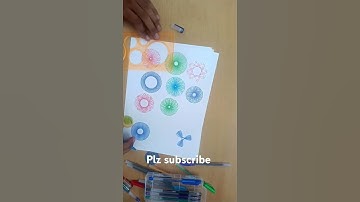 Spirograph Drawing tutorial #shorts