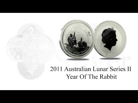 2011 Perth Mint Lunar Series II - Year Of The Rabbit 1oz Silver Bullion Coin