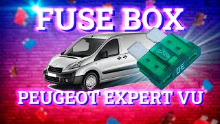 Peugeot Expert VU (2007 -2015) fuse box diagrams