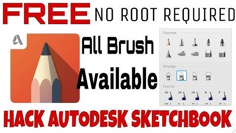 How to Hack Autodesk Sketchbook Apk All toos Unlocked (Without Root) 2017 100% working